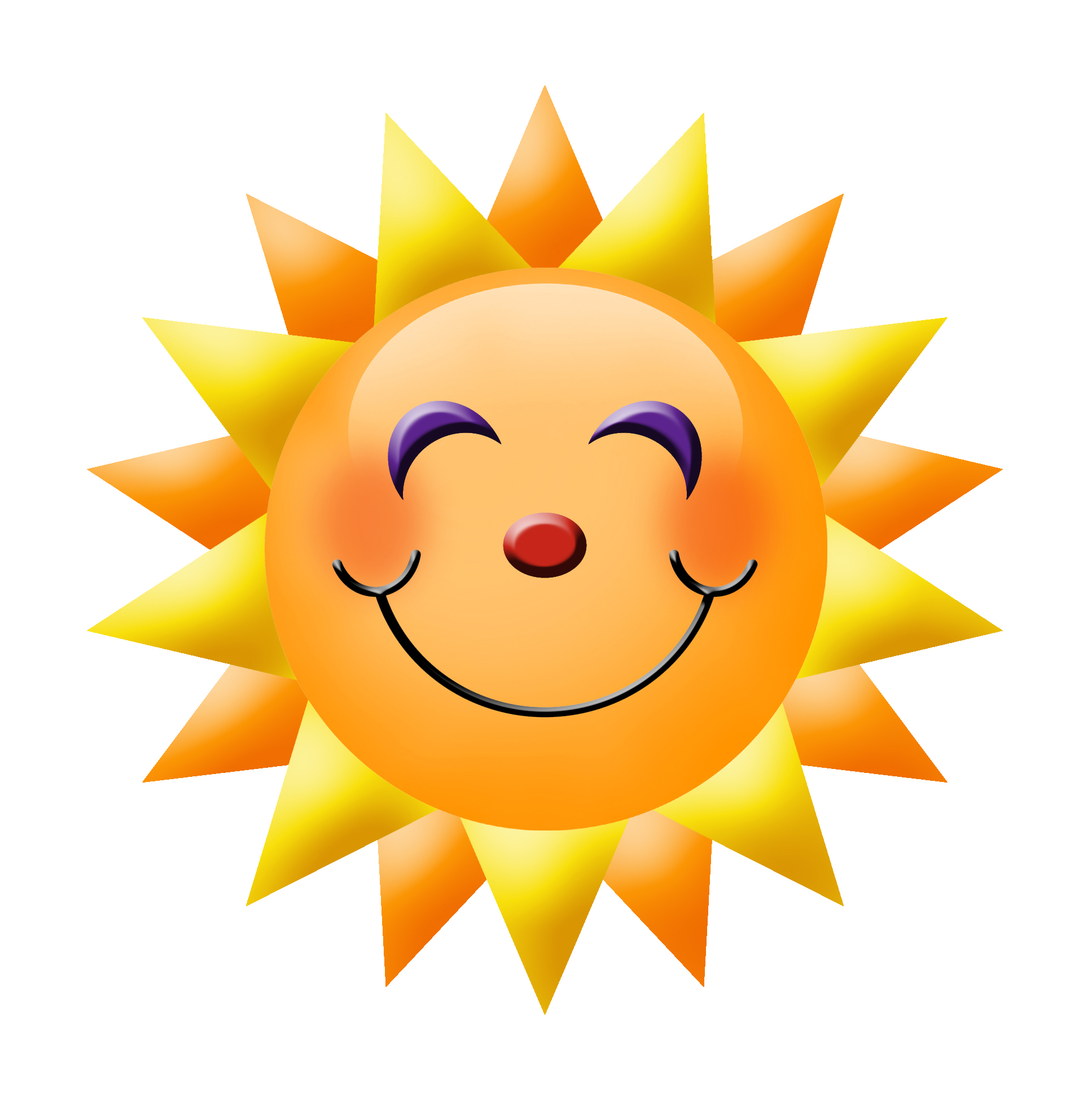 Happy Face Sun   Clipart Best