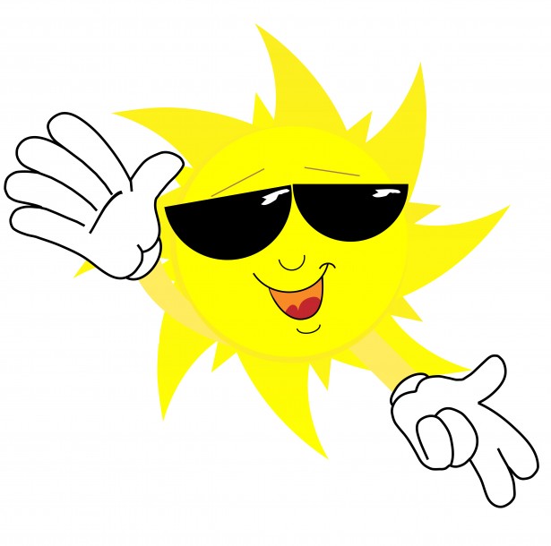 Happy Sun Face Cartoon Free Stock Photo   Public Domain Pictures