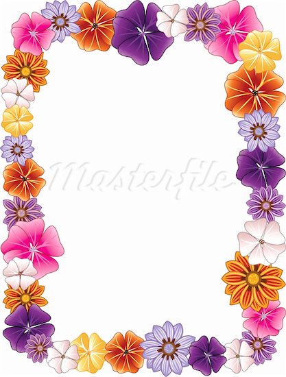 Hawaiian Flower Clip Art Borders   Clipart Panda   Free Clipart Images