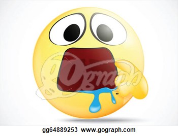 Hungry Emoticon With Indicate Mouth   Clipart Illustrations Gg64889253