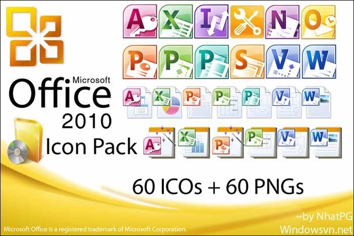 Microsoft Office 2010 Iconpack   Download