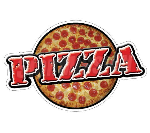 Pizza Concession Decal Restaurant Window Menu New Cart Trailer Stand