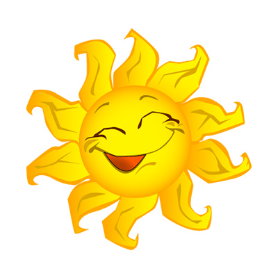 Sun Clip Art Bright Happy Summer Sun Face   Just Free Image Download