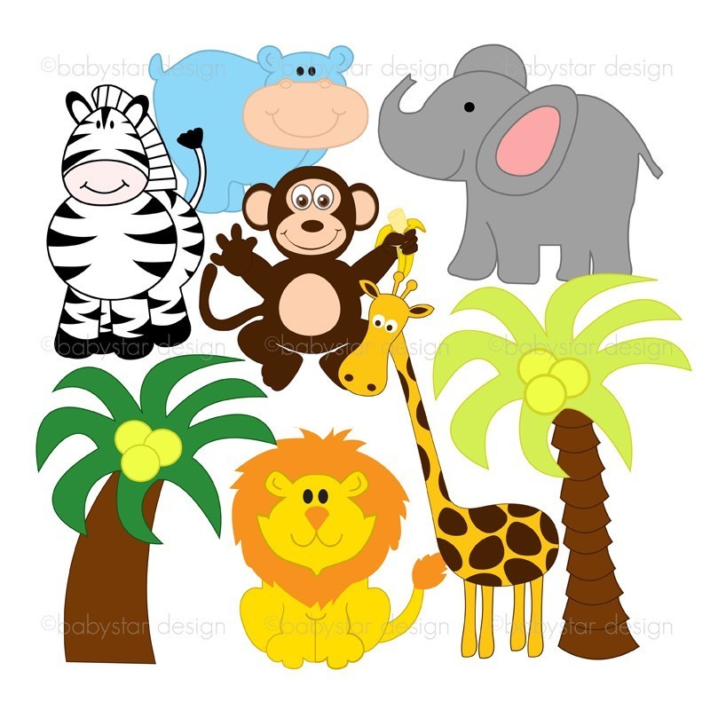 Baby Jungle Animals Clipart   Clipart Panda   Free Clipart Images