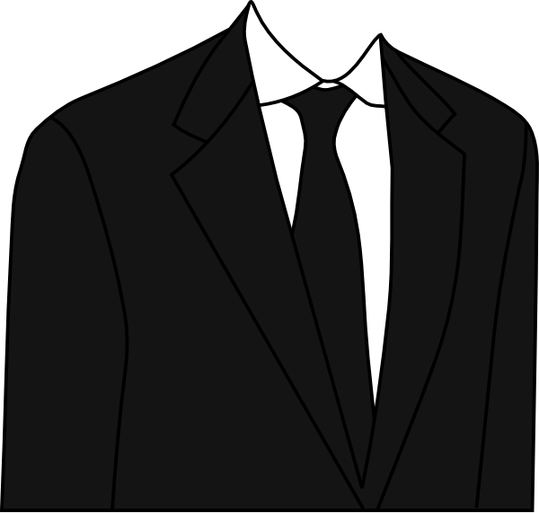 Black Suit Clip Art At Clker Com   Vector Clip Art Online Royalty
