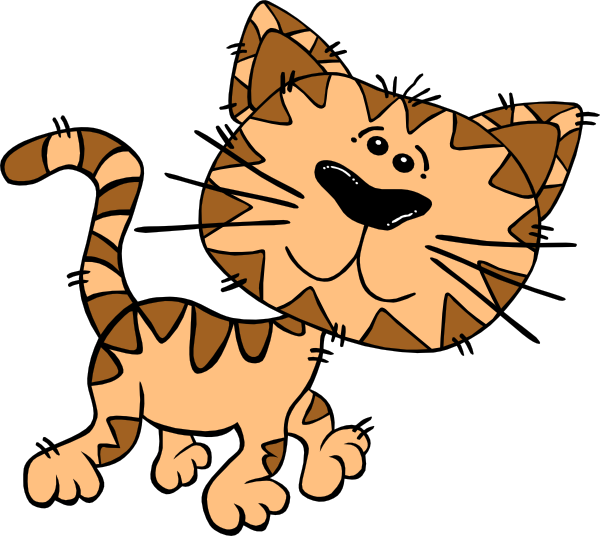 Cartoon Cat Walking Clip Art At Clker Com   Vector Clip Art Online