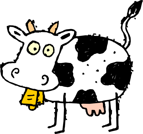 Cartoon Cow Clip Art At Clker Com   Vector Clip Art Online Royalty