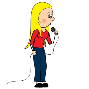 Person Singing Clip Art Images Person Singing Stock Photos   Clipart