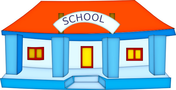 School Building Clip Art At Clker Com   Vector Clip Art Online
