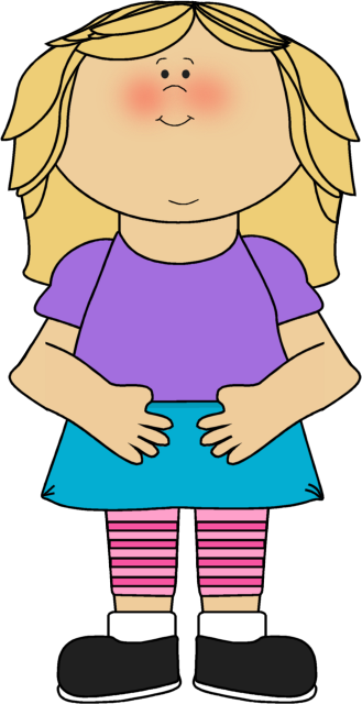 Blond Girl Clip Art Image   Girl With Blond Hair Wearing A Shirt