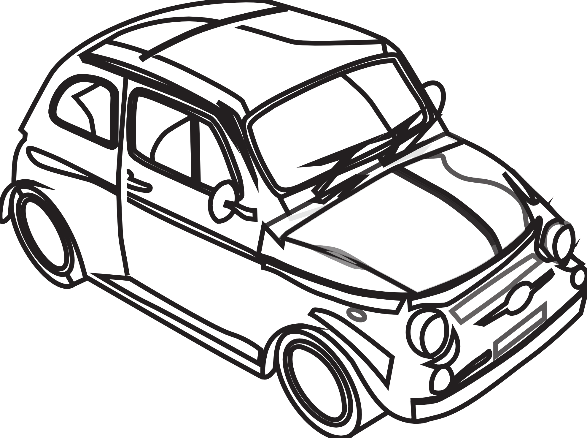 Interested About Vehicles Love To Have A Car Clipart Black And White