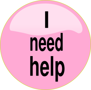 Need Help Pink Button Clip Art At Clker Com   Vector Clip Art Online