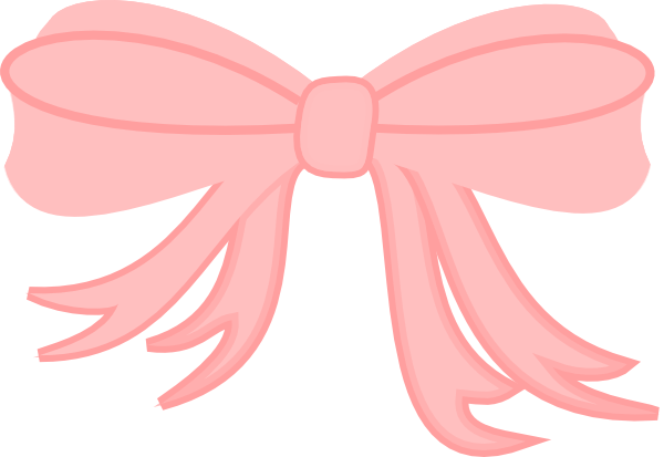 Pink Bow Clip Art At Clker Com   Vector Clip Art Online Royalty Free    