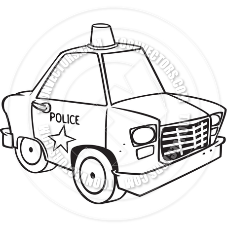 Police Car Clipart Black And White   Clipart Panda   Free Clipart    