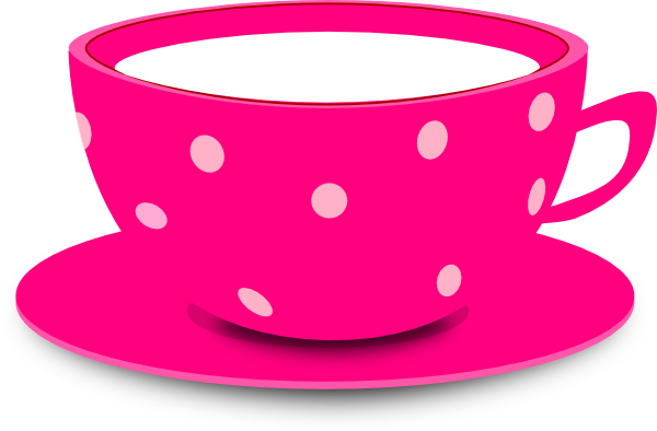 Tea Cup Pink Clip Art At Clker Com   Vector Clip Art Online Royalty