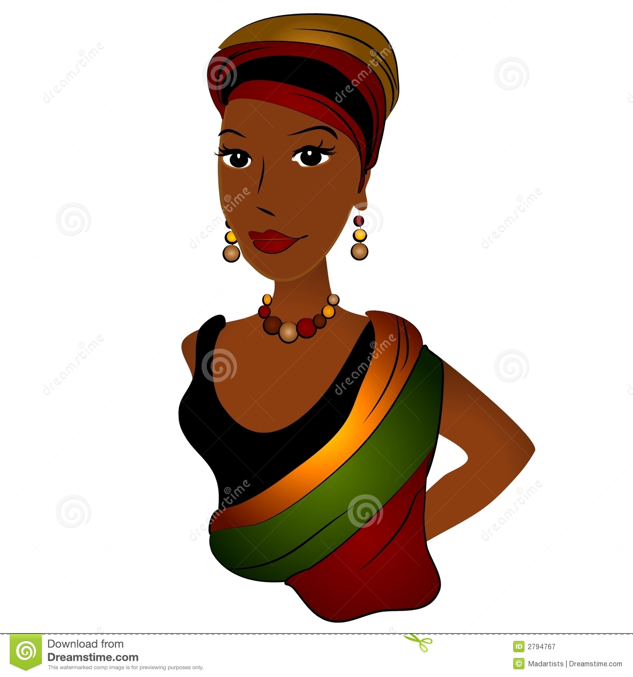 Cartoon African American Women Clipart   Free Clipart