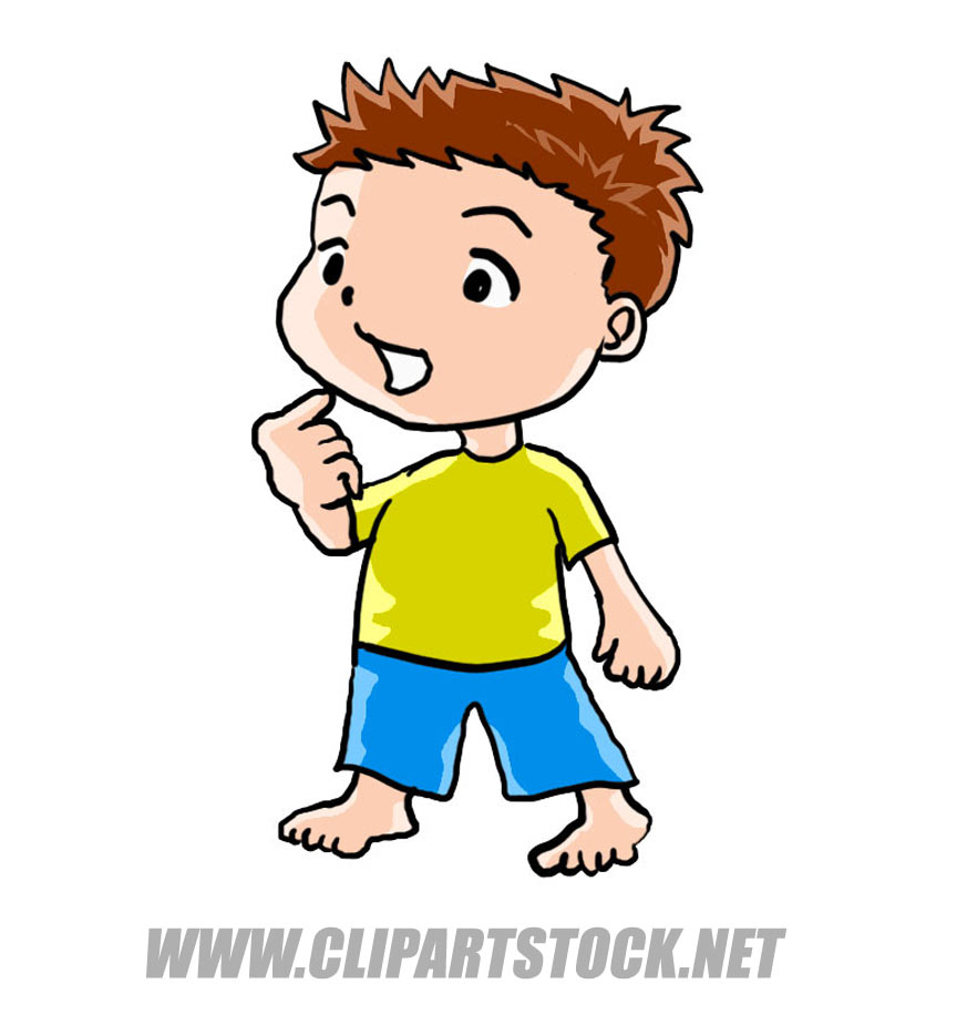 Color Boy Picture Image  People Clip Art In Comic Cartoon Style
