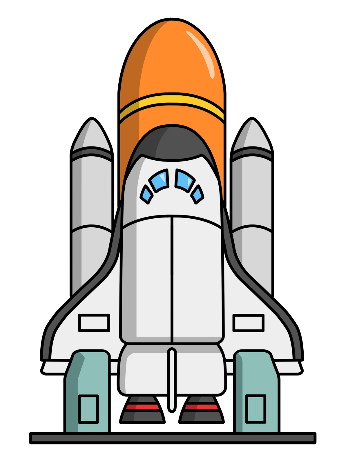 Space Shuttle Clip Art   Images   Free For Commercial Use