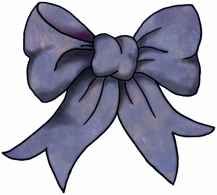 Artbyjean   Purple Wood Roses  Ribbon Bows   Clip Art Prints For Your