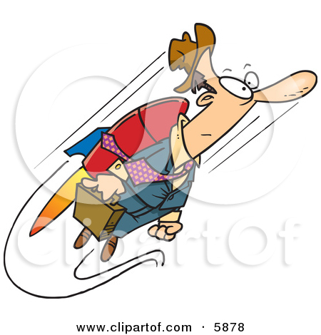 Into A Tiny Compact Mini Car Clipart Illustration By Ron Leishman