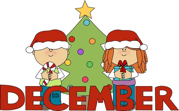 Month Of December Christmas Clip Art   Month Of December Christmas