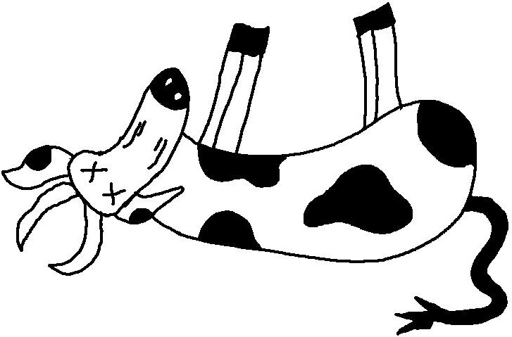 To A Factory Or Nuclear Power Plant Clipart Image Clipart Dead Cow