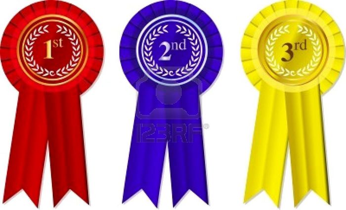 6538766 Rosettes And Ribbons 1st  2nd 3rd Place Jpg