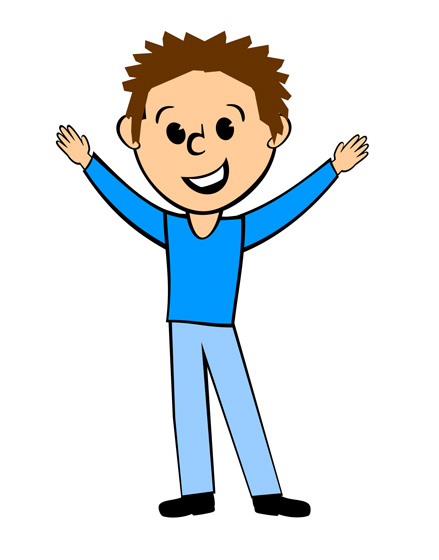 Good Guy Clipart Sales Guy In Blue Shirt   Free