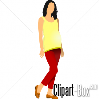 Related Pregnant Girl Cliparts