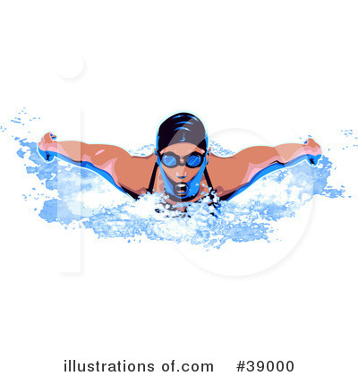 Royalty Free Swimming Clipart Illustration 39000 Jpg