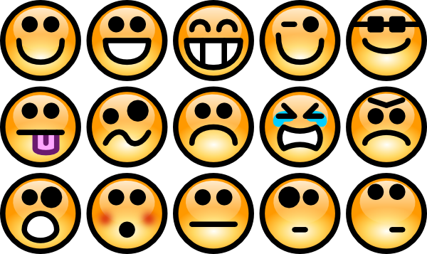 Smiley Face Clip Art Emotions   Clipart Panda   Free Clipart Images