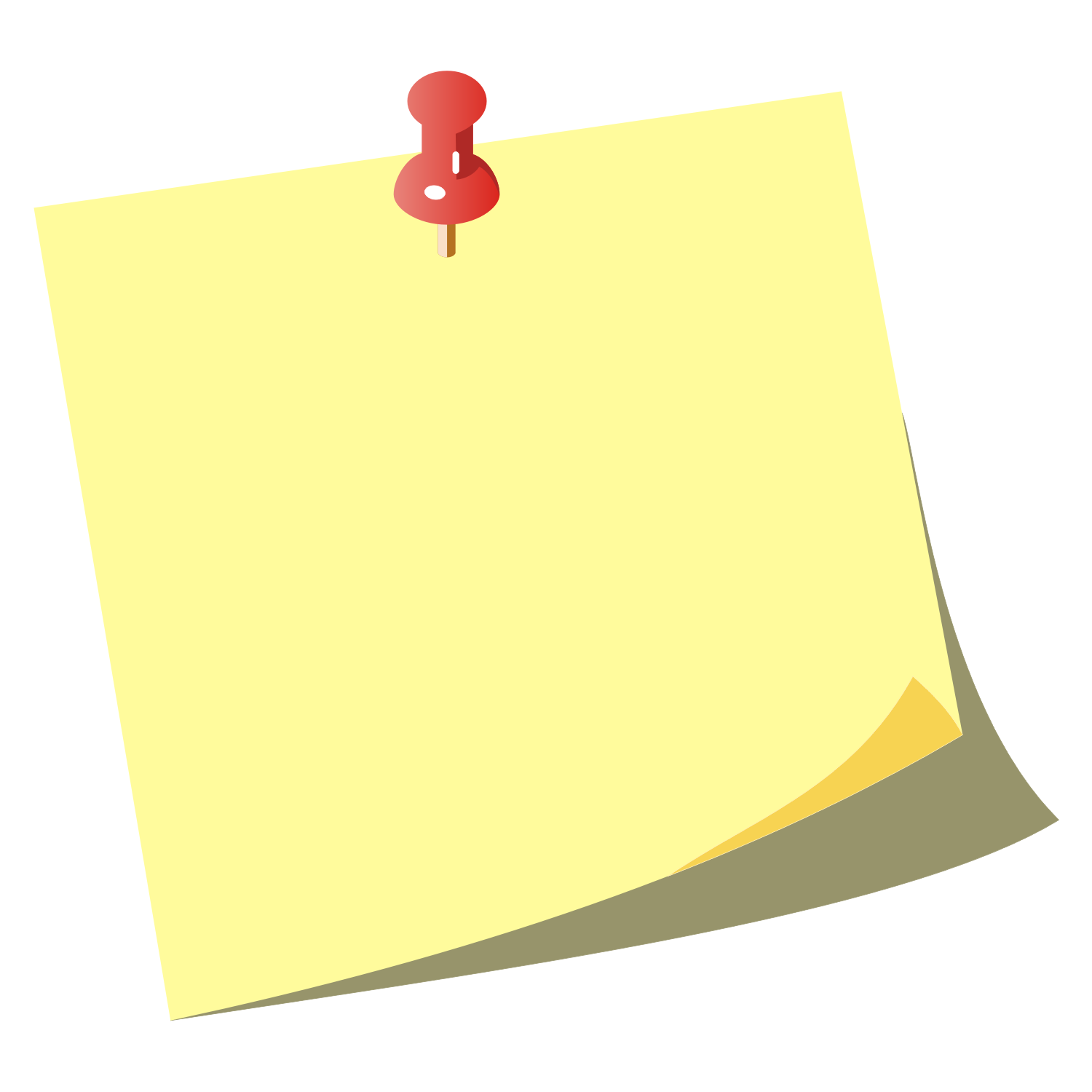Vector For Free Use  Note Paper Icon