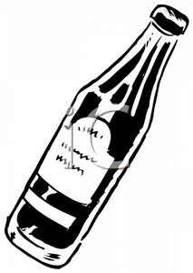 Water Bottle Clipart Black And White Black And White Bottle Ketchup
