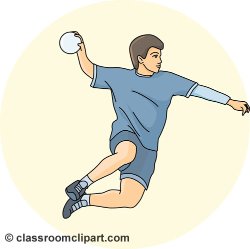 Handball Clipart   Handball Throw Ball 05   Classroom Clipart