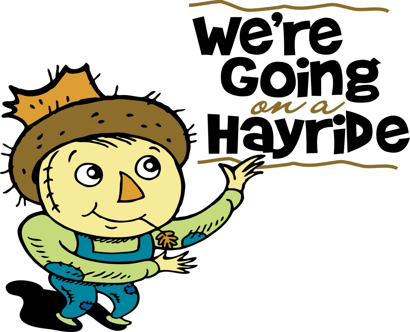 Harvest Hayride Kids Clip Art