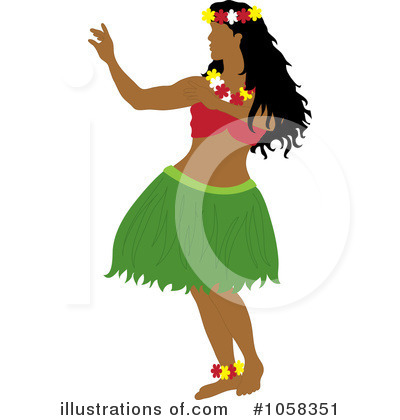 Hula Dancer Clipart Grease Clothing Remove The Top For Picture    