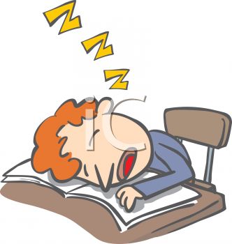 Sleeping In Class Clipart     Clip Art Illustration Of A Car