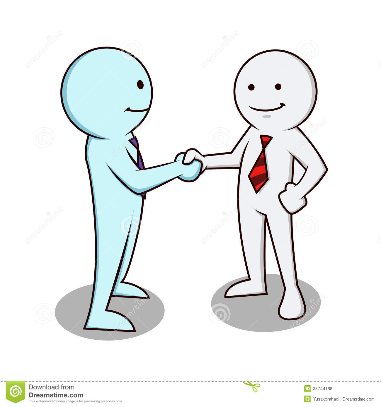 Business Man Shaking Hands Royalty Free Stock Photos   Image  35744188