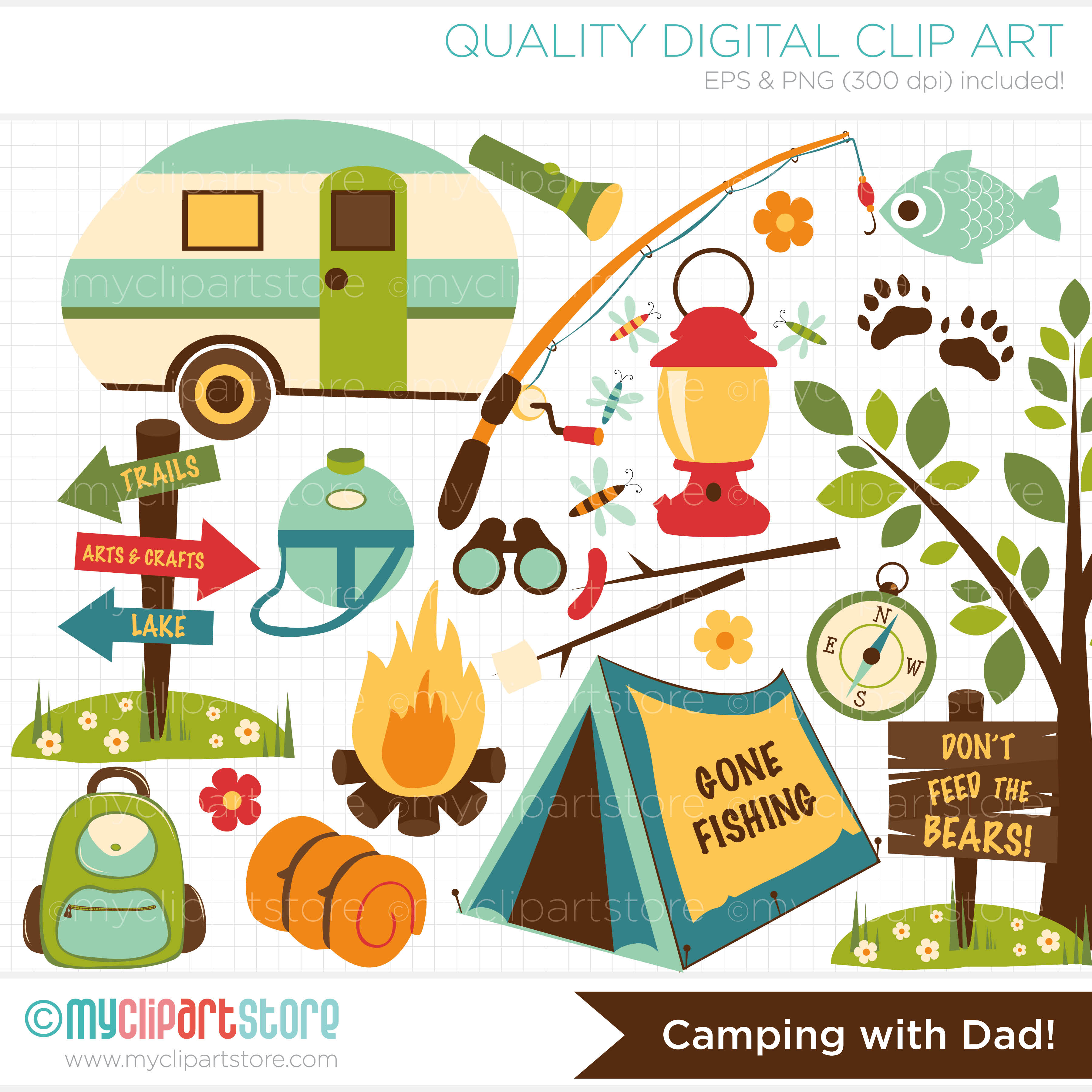 Camping Clipart Clipart Camping