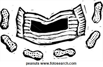 Clip Art Of Peanuts Peanuts   Search Clipart Illustration Posters