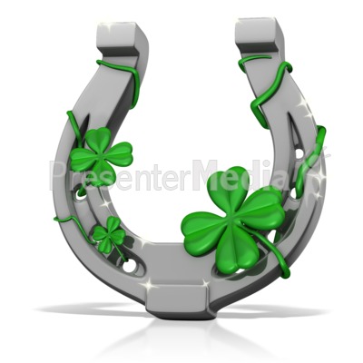 Lucky Horseshoe   Holiday Seasonal Events   Great Clipart For
