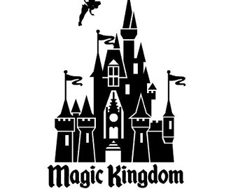 Magic Kingdom Logo Clip Art Disney Castle Clipart Black