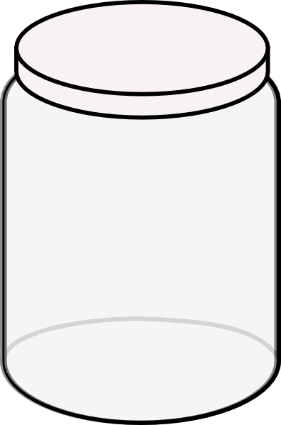 Plain Dream Jar White Clip Art At Clker Com   Vector Clip Art Online