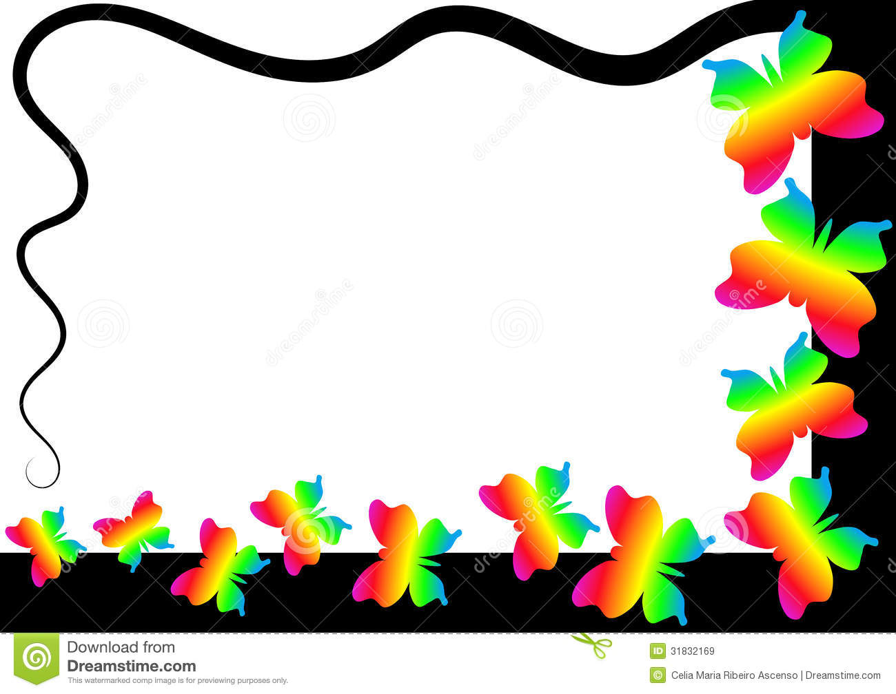 Butterfly Clipart Border   Clipart Panda   Free Clipart Images