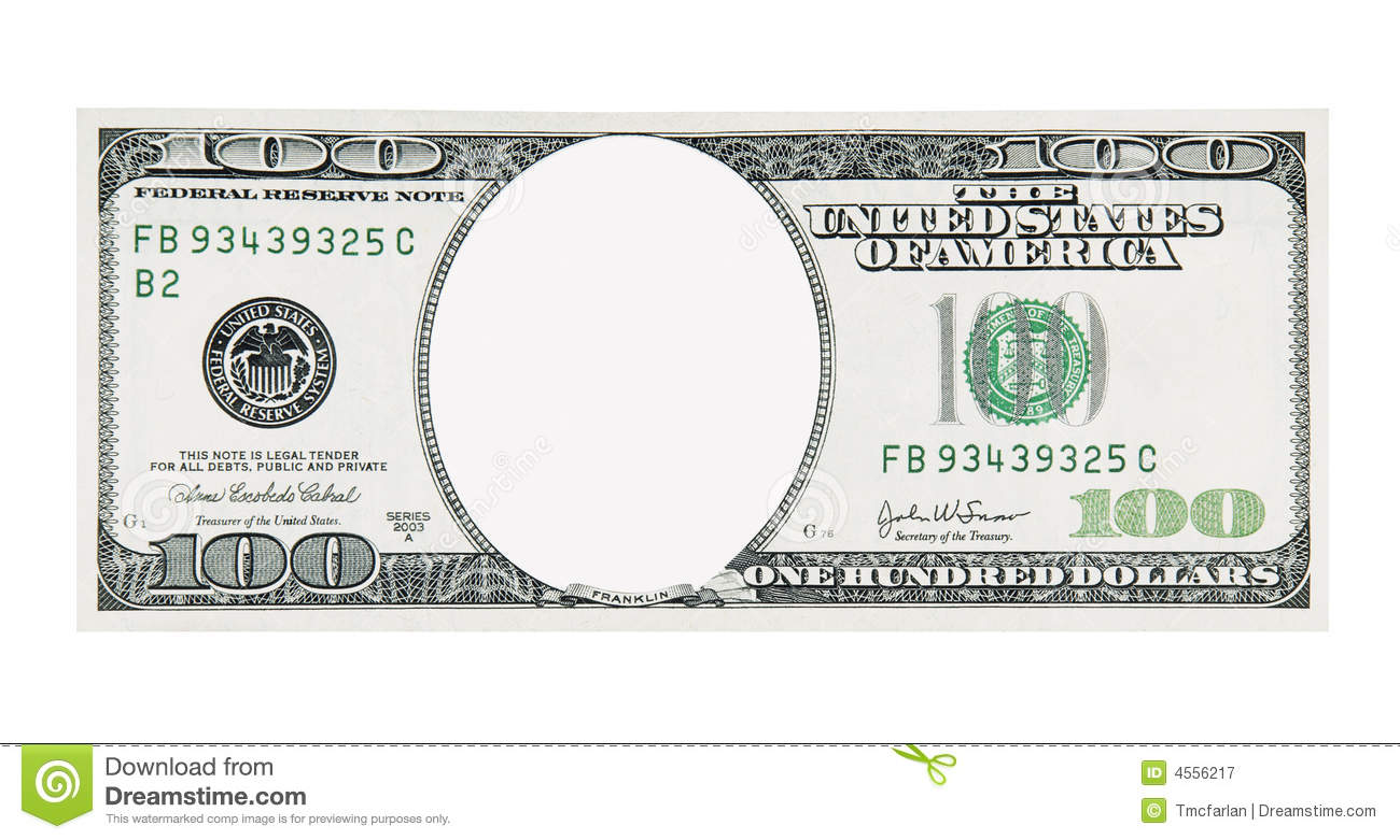 Dollar Bill Clip Art Dollar Bill Front No Face Royalty Free Stock