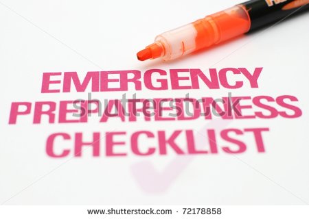 Emergency Preparedness Clipart Emergency Preparedness Checklist