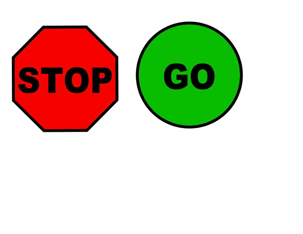 Go Sign Clipart Make Stop And Go Signs On