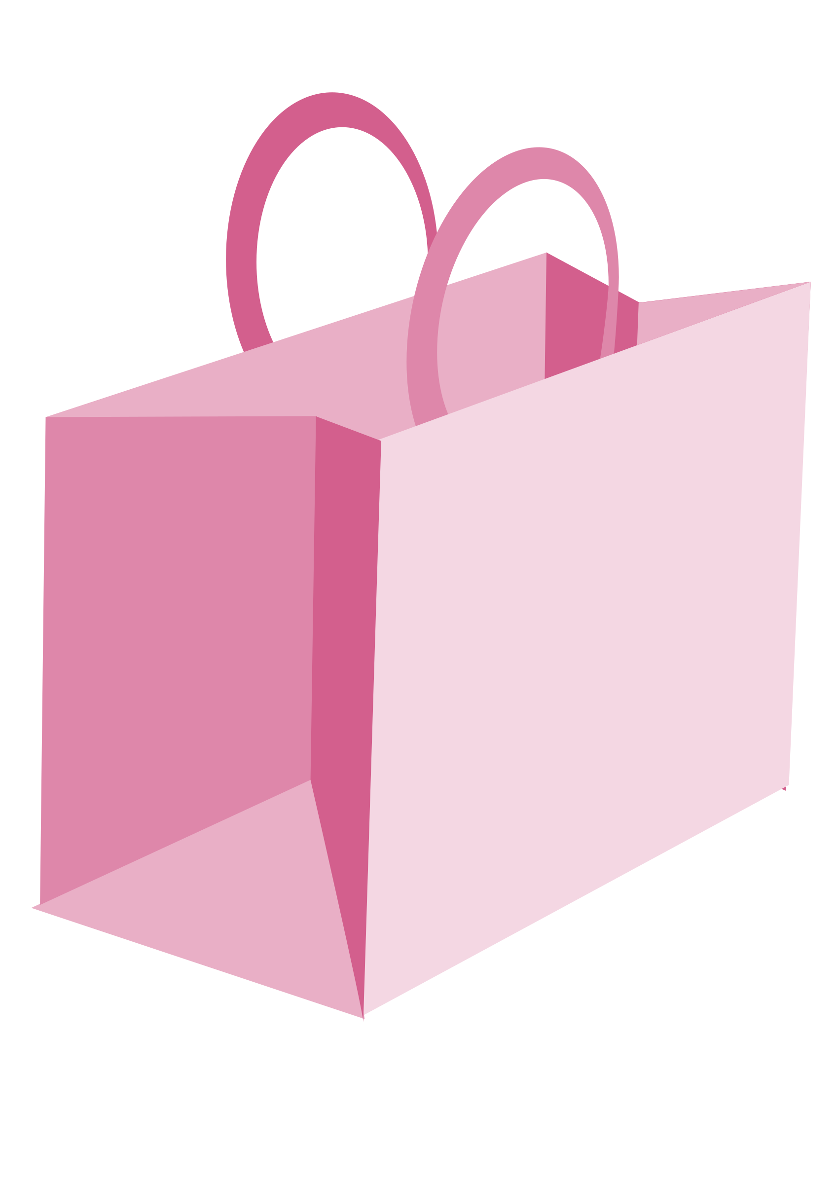 Pink Shopping Bag By Devoniquescolley