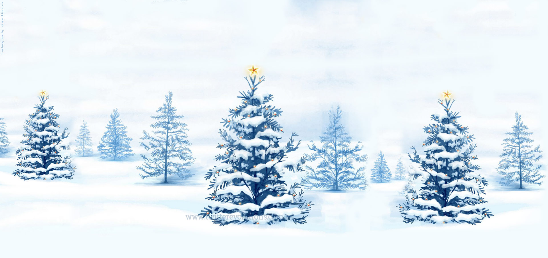 Read Online Snow Trees Christmas Background 1 Hd Wallpapers
