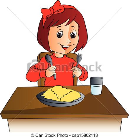 Food On Table   Vector Illustration Of    Csp15802113   Search Clipart
